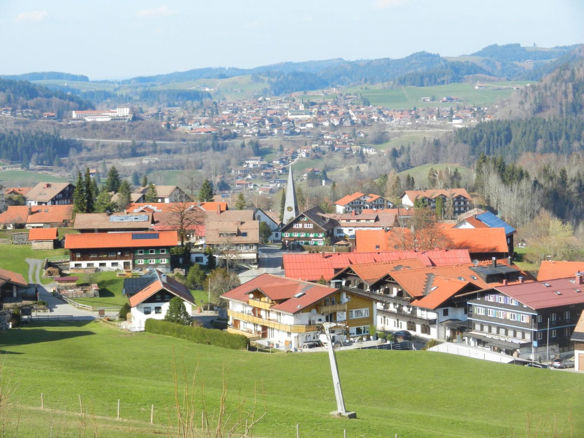 Appartement Bergfrieden Оберштауфен Экстерьер фото